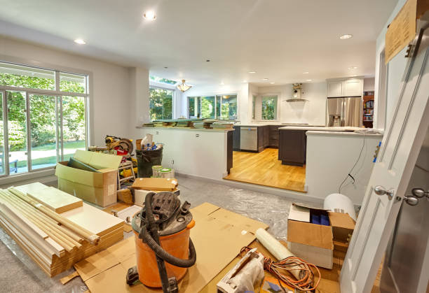 Professional Kitchen Island Installation technician working in Woodlyn, PA